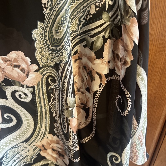 Womens sz 2X  BOB MACKIE WEARABLE ART Shear Kaftan Tunic Style - Picture 4 of 6